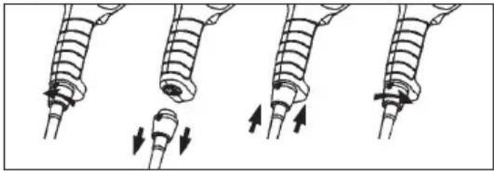 MILWAUKEE 6088-31 - Removing and Replacing Quik-Lok® Cords (Select Models) - 1