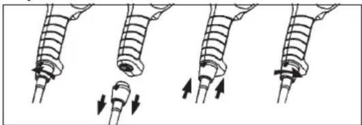 MILWAUKEE 6088-31 - Retrait et remplacement du cordon Quik-Lok® (Certains Modèles) - 1