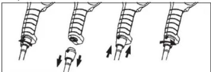 MILWAUKEE 6089-31 - Retrait et remplacement du cordon Quik-Lok® (Certains Modèles) - 1