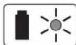 BOSCH 36618B - CHARGER INDICATORS, SYMBOLS AND MEANING (Model BC630) - 1