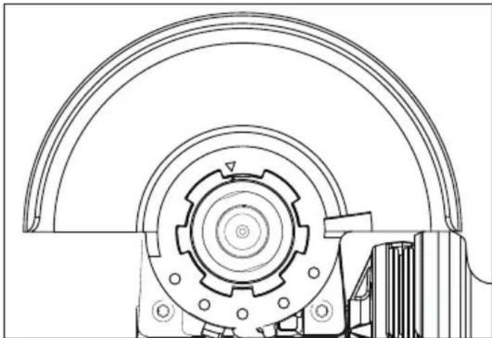 MILWAUKEE 6124-30 - Removing/Installing/Adjusting the Guard - 1