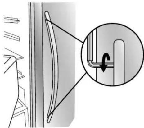 MAYTAG MSB27C2XAW - Para instalar las manijas: - 2