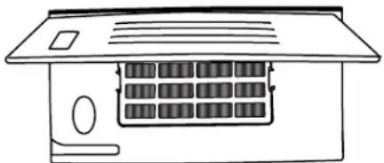 MAYTAG MSB27C2XAW - Installation du filtre à air (sur certains modèles) - 2