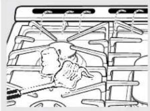 HOTPOINT RGB790SERSA - Upper Oven Vent - 1