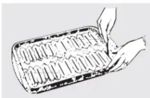 HOTPOINT RGB790SERSA - Broiling Compartment Guide Suggestions - 1