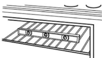 KITCHENAID KESS907SWW - Réglage de l'aplomb de la cuisinière - 1