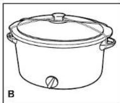 Line drawing of a cooking pot with lid and side handles (no text or symbols)