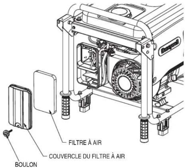 BOULON FILTRE À AIR COUVERCLE DU FILTRE À AIR