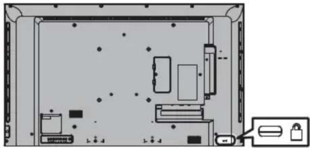 PANASONIC TH-48LFE8E - Seguridad Kensington - 1