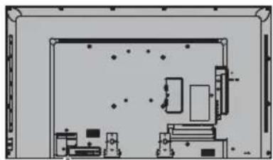 PANASONIC TH-48LFE8E - AC cord connection and fixing - 1