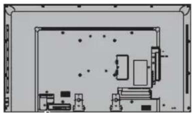 PANASONIC TH-48LFE8E - Conexión del cable de CA y fijación - 1