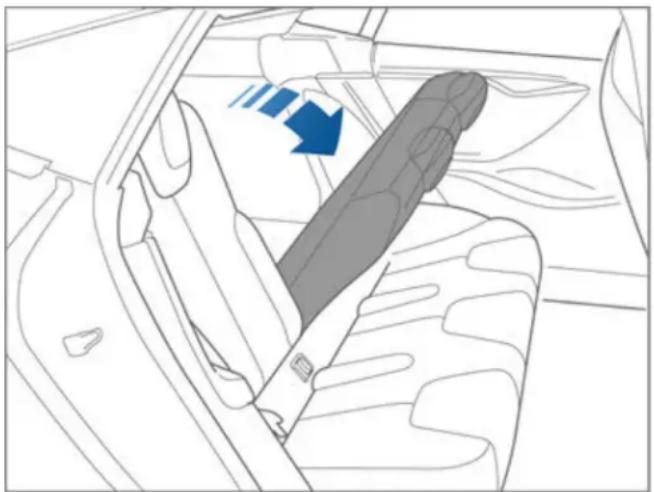 TESLA Model S (2012) - Rabattre la banquette arrière - 3