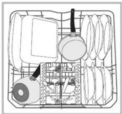 INDESIT DFG 15B10 S EU - Övre korg - 5