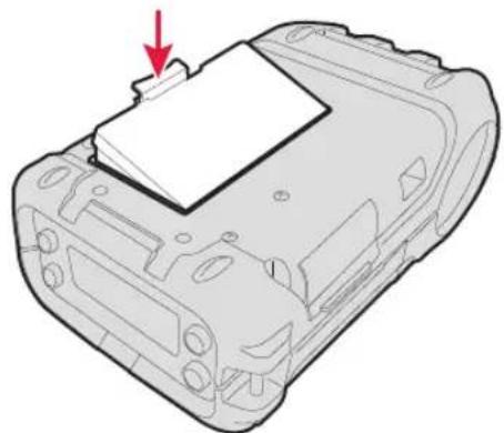 HONEYWELL PB32 - To install the battery - 2