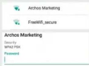 ARCHOS Xenon 101b - Ativar/desativar os dados móveis - 5