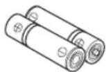 Diagram showing a device with an LCD screen and a battery, illustrating a process of adding or adjusting a component.
