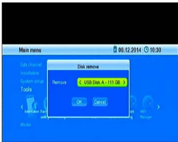 Engel Axil RS8100HD - Desconectar el USB de Forma Segura - 1