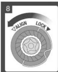 8 ▼ALIGN LOCK