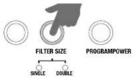 FILTER SIZE PROGRAMPOWER SINGLE DOUBLE