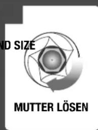 ID SIZE MUTTER LÖSEN