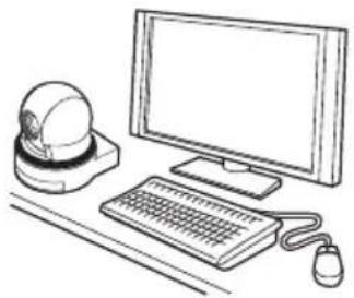 SONY EVI-H100S - Installing the Camera on a Desk - 1