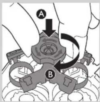 A B