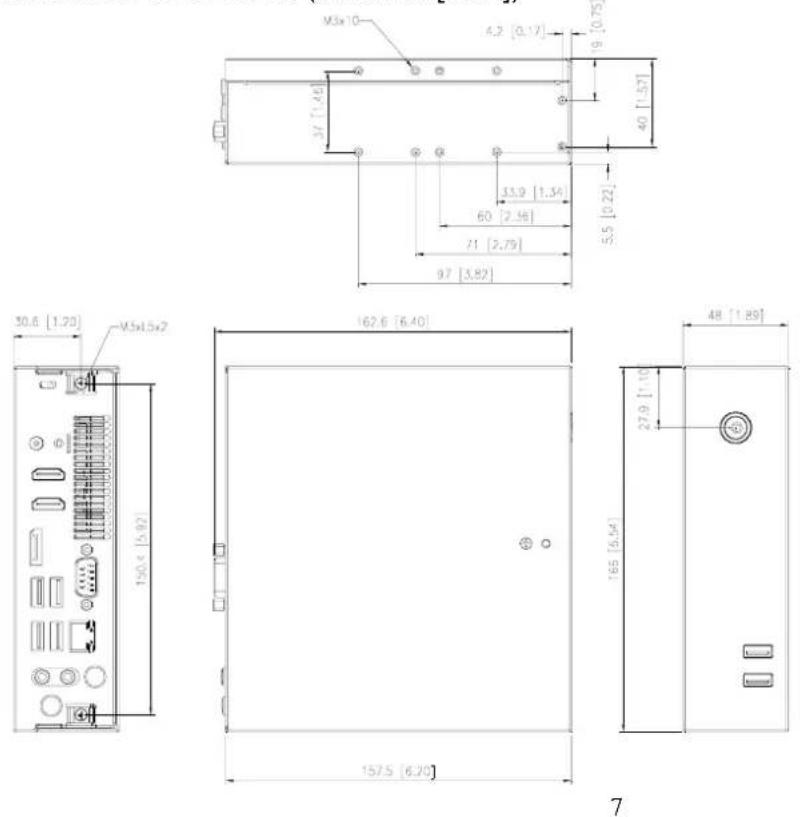 AOPEN DE3100 - Chassis and Holder Dimension - 1