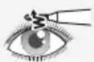 PANASONIC EHSE60VP - Move the rotating comb with a zig-zag motion to catch the bases of the eyelashes - 1