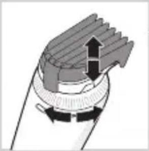 PHILIPS Norelco QC5560 - Clipping with comb attachment - 2