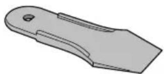 MIELE DA 6096 W Black Wing - écrous M 6 avec rondelles dente- lées - 2
