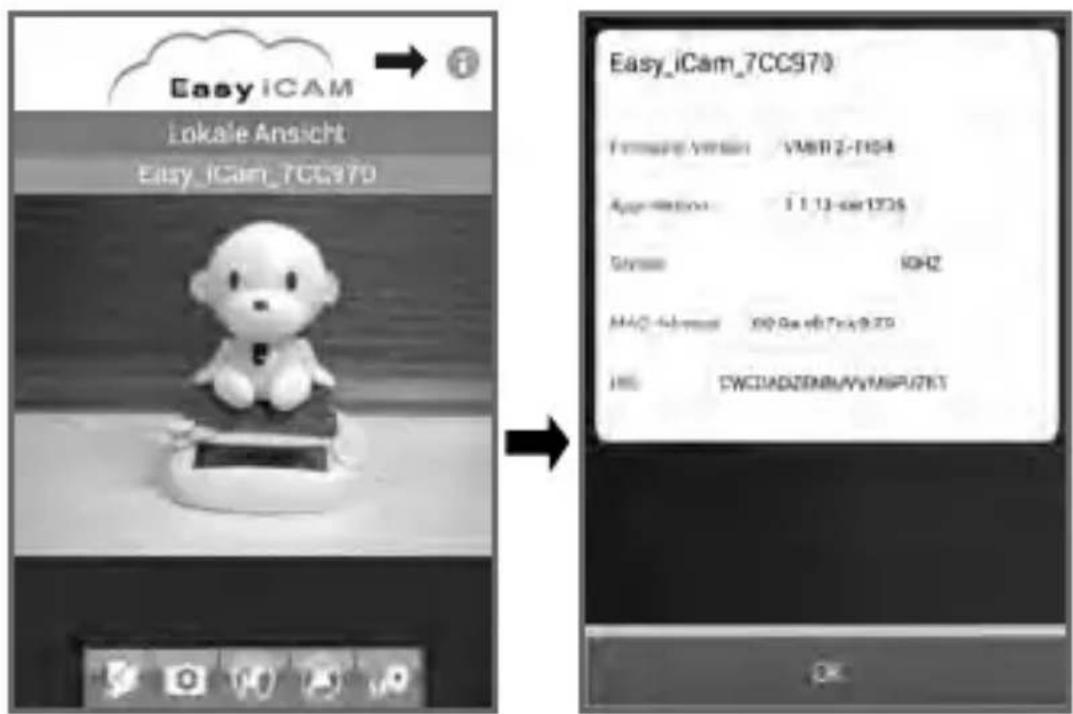 Easy iCAM Lokale Ansicht Easy_iCam_7CC970 Easy_iCam_7CC970 FormPage version: VM812-1104 App Version: 11.13-er1206 System: IOHZ Mio Subwoo: 00:00 e6 Poly9.70 JBS: CWDADZENWYMSPU7K1