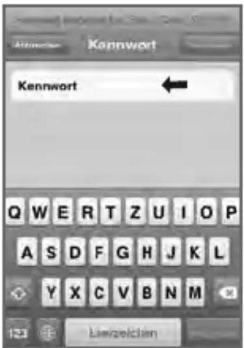 Easy_iCam_7CC970 Password Password anzeigen Erweisierte Optionen anzeigen Abbruch Verbinden