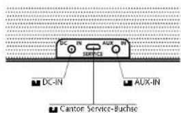 CANTON musicbox XS - Anschlüsse - 2