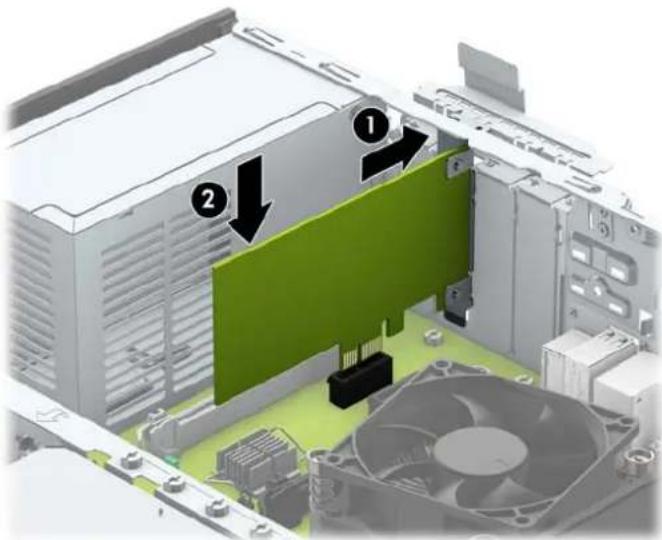 HP EliteDesk 800 G2 - Retrait ou installation d'une carte d'extension - 8