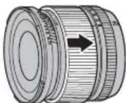 Illustration of a cylindrical mechanical component with a black arrow indicating direction (no text or symbols)