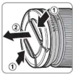 FUJIFILM FUJINON XF 16mm F1.4 R WR - Suojusten poistaminen - 1