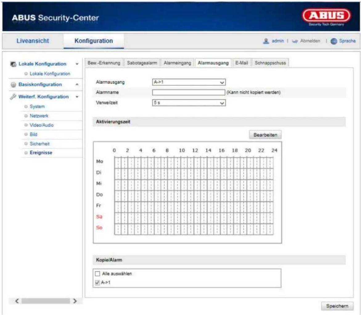ABUS TVIP86900 - Alarm output (TVIP83900 only) - 1
