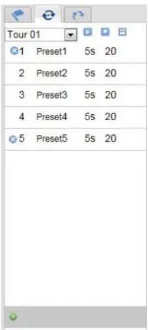 Tour 01 1 Preset1 5s 20 2 Preset2 5s 20 3 Preset3 5s 20 4 Preset4 5s 20 5 Preset5 5s 20
