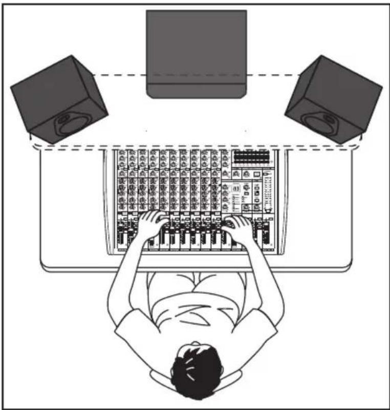 SAMSON SARESSE8 - Collegamento di un subwoofer attivo - 1