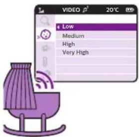 VIDEO 20°C Low Medium High Very High