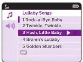 Lullaby Songs 1 Rock-a-Bye Baby 2 Twinkle, Twinkle 3 Hush, Little Baby 4 Brahm's Lullaby 5 Golden Slumbers
