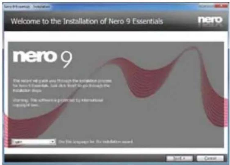 Nero 9 Essentials Welcome to the Installation of Nero 9 Essentials Nero Nero 9 The version will guide you through the installation process for Nero 9 Essentials. Just do it want to go through the installation steps. Starting: The software is preferred by international reporting of new... File: Use t…