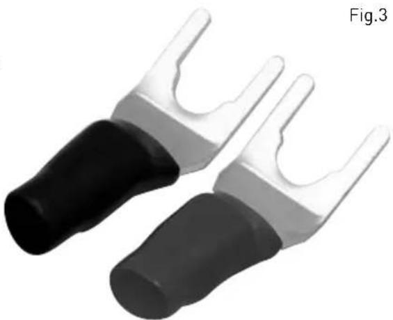 FOCAL DSA 500 RT - Câblage de l'alimentation du DSA 500 RT - 1
