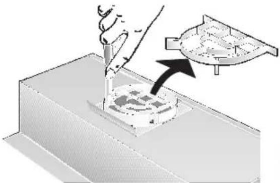 CONSTRUCTA CD53030 - Installing the one-way flap: - 1