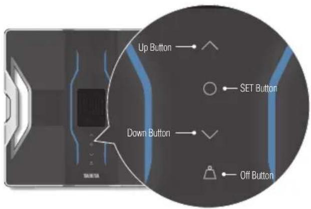 Up Button SET Button Down Button Off Button