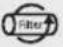 ELECTROLUX EAL6143WOX - Mygtukas LIGHT/FIL TER (apšvietimas/filtras): - 3