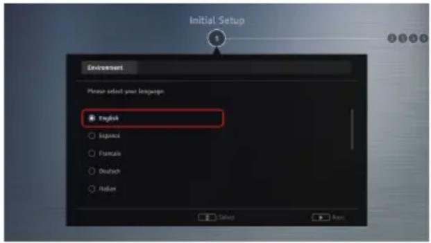 THOMSON 55UA6406W - Réglage initial - 1