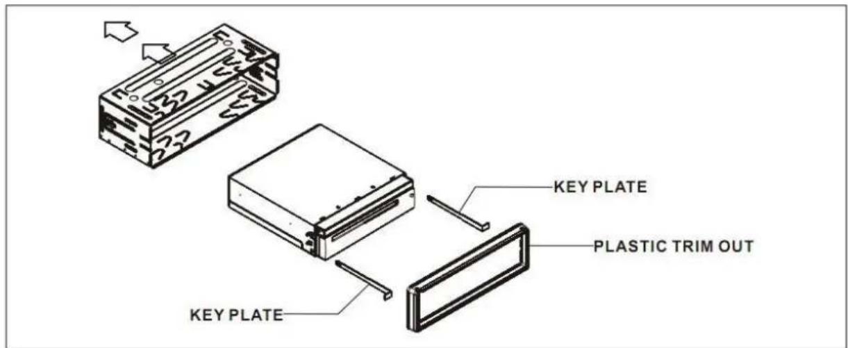 KEY PLATE PLASTIC TRIM OUT KEY PLATE