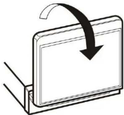 Auna MVD-200 - Monitor ein-/ausfahren und einstellen - 5