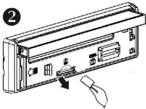 Auna MVD-200 - Speicherkarte entnehmen - 3